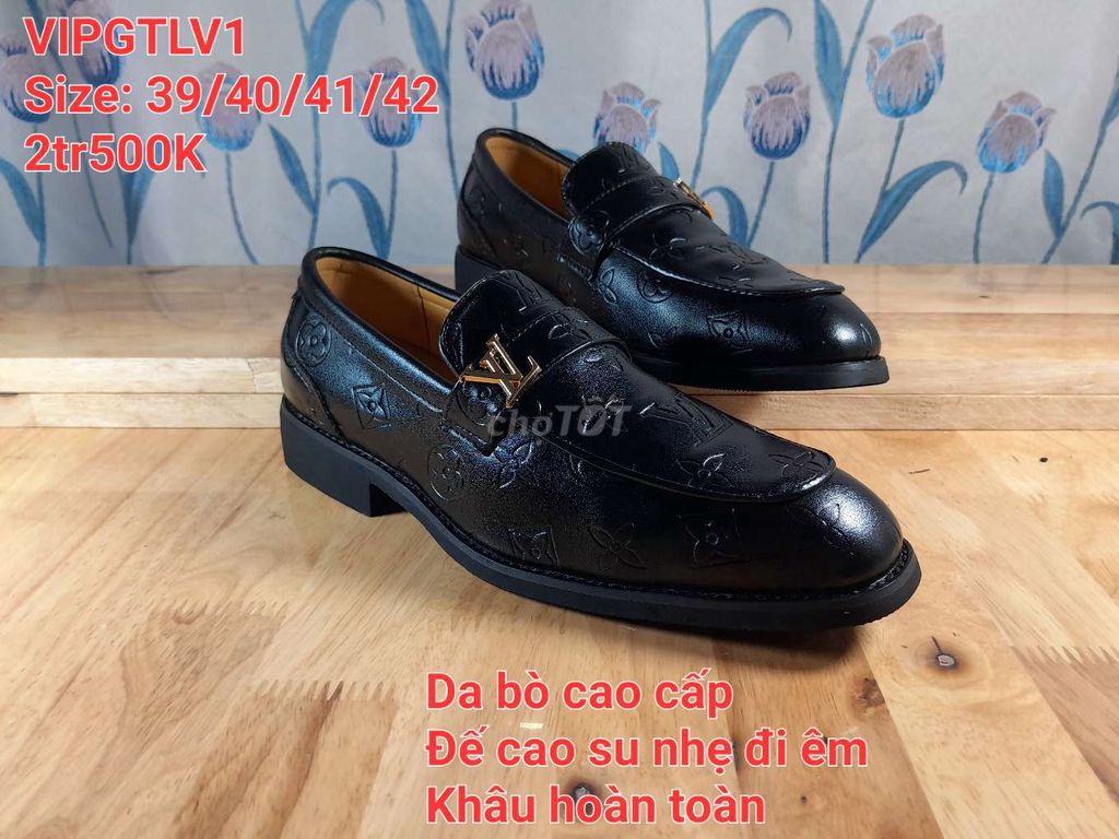 Giày tây LV luxury 2hand authentic độ mới 98-99%