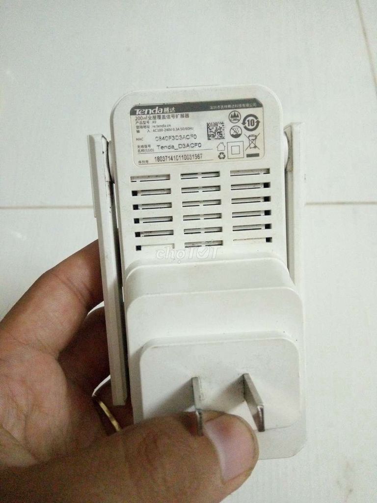 0586290768 - Siêu kiệt tác mở rộng sống wifi Tenda model A9