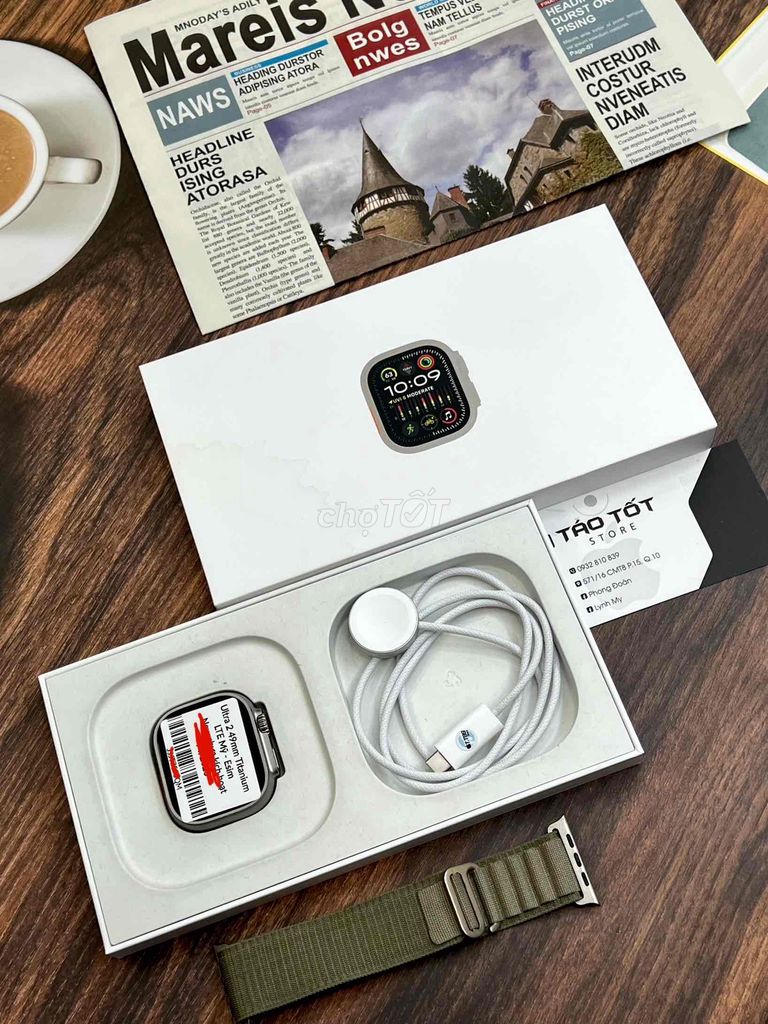 apple wacth Ultra 2 add đc esim fulbox body new