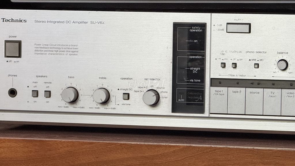 Amply Technics SU-V6X Bạc. Mua bán Tivi, Âm thanh tại Quận Long Biên Hà Nội được đăng bởi Le Le hình 1