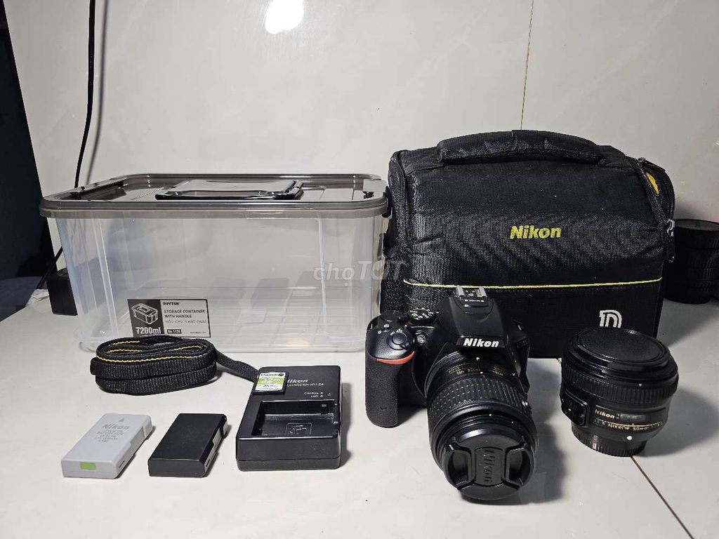Máy ảnh Nikon D5500 + Lens 18 55 vr2+Lens 50 f1.8G. Mua bán Máy ảnh, Máy quay tại Quận 8 Tp Hồ Chí Minh được đăng bởi MASTER CAMERA STORE hình 1