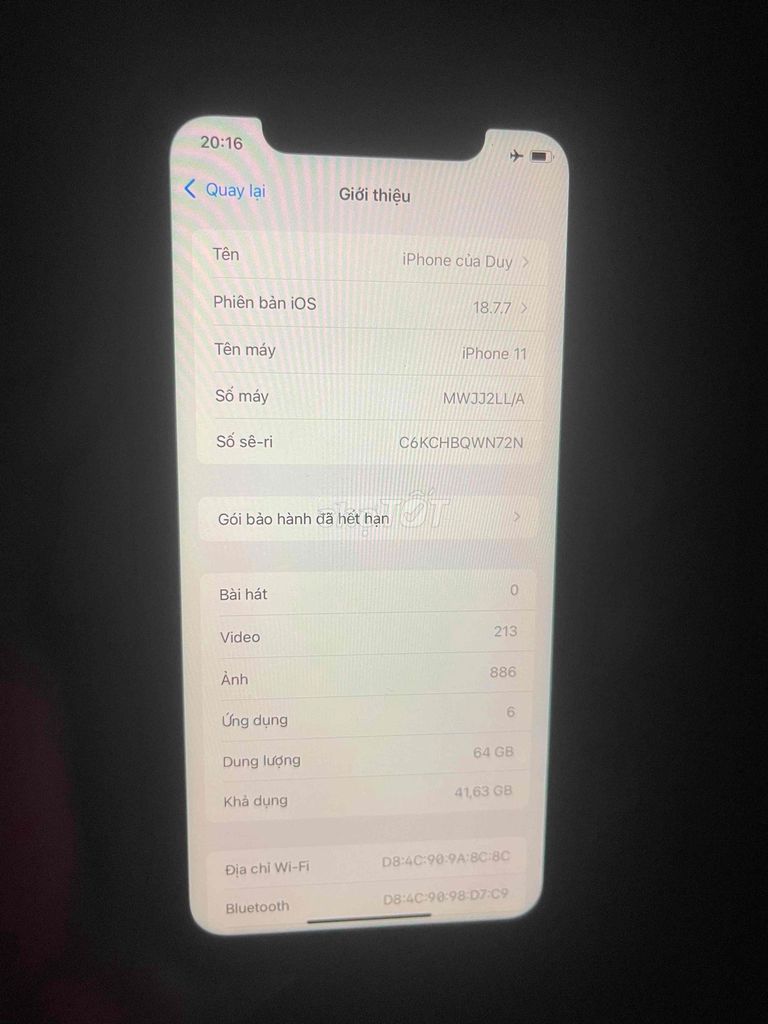iPhone 11 64GB Tím. Mua bán Điện thoại tại Quận Bắc Từ Liêm Hà Nội được đăng bởi Việt Hoàng hình 1
