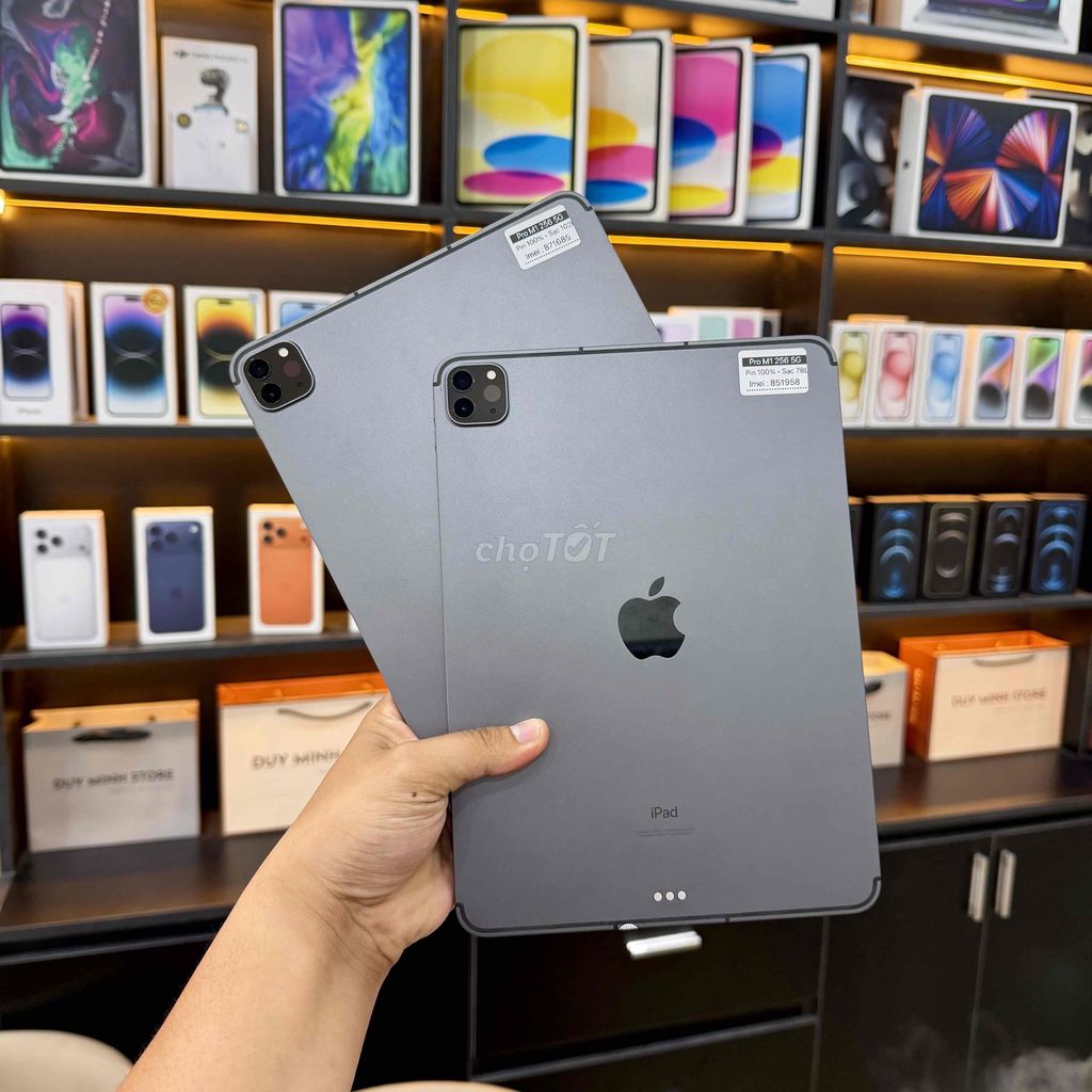 Apple iPad Pro M1 256GB 5G Xám. Mua bán Máy tính bảng tại Quận Thanh Khê Đà Nẵng được đăng bởi Duy Minh Apple Store hình 1