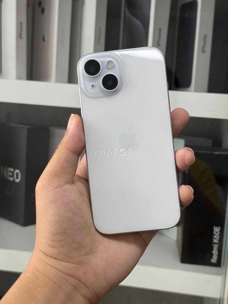 iPhone 15 128GB Trắng VN/A. Mua bán Điện thoại tại Thành phố Bến Tre Bến Tre được đăng bởi Lộc Giàuuuu hình 1