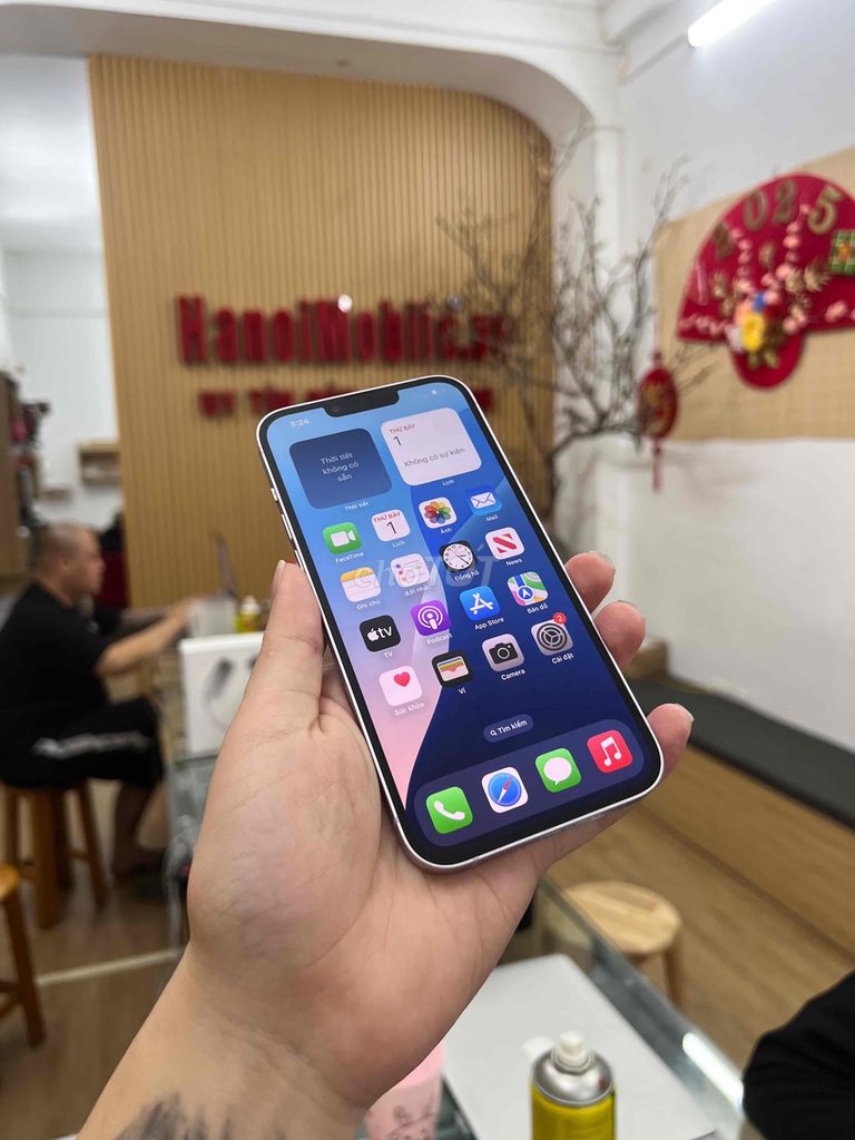 iPhone 14 Plus QTE 256G.Hàng Có Khay Sim Zin Áp