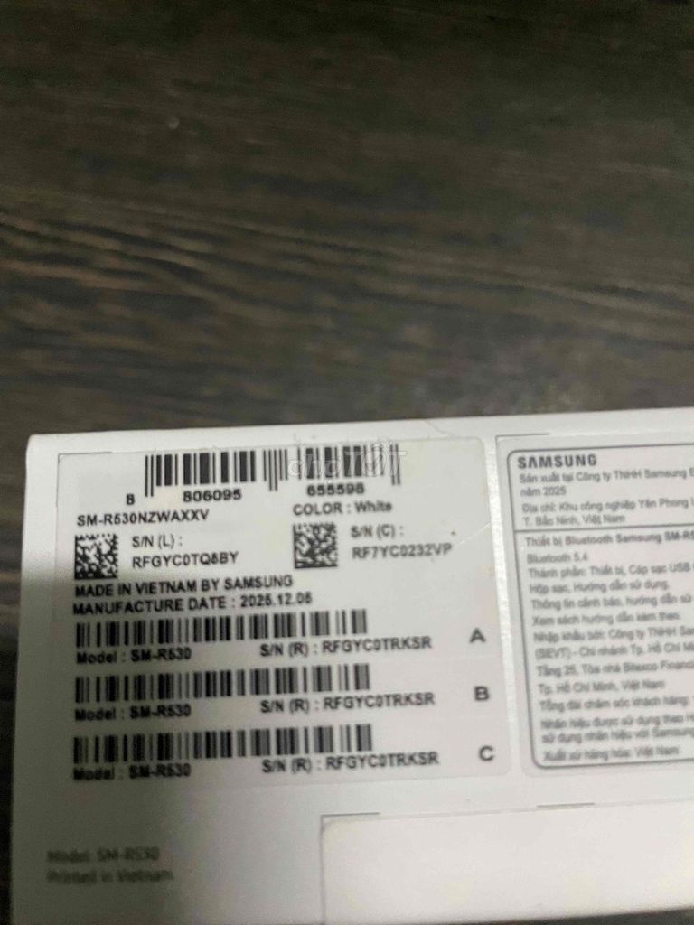 Tai nghe Samsung Galaxy Buds3 Trắng Mới. Mua bán Tivi, Âm thanh tại Quận 11 Tp Hồ Chí Minh được đăng bởi Lương Ngọc Đạt hình 1