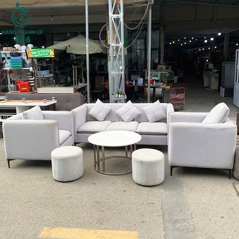 Bộ Bàn Ghế Sofa Bọc Vải Hiện Đại Cũ Đẹp 90%. Mua bán Bàn ghế tại Quận Tân Phú Tp Hồ Chí Minh được đăng bởi Công Ty TNHH TM DV INKPRO hình 1