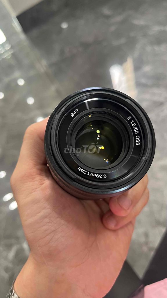 Ống kính Sony E 1.8/50 OSS Đen Mới. Mua bán Máy ảnh, Máy quay tại Quận Lê Chân Hải Phòng được đăng bởi Nguyễn Viết Cảnh hình 1