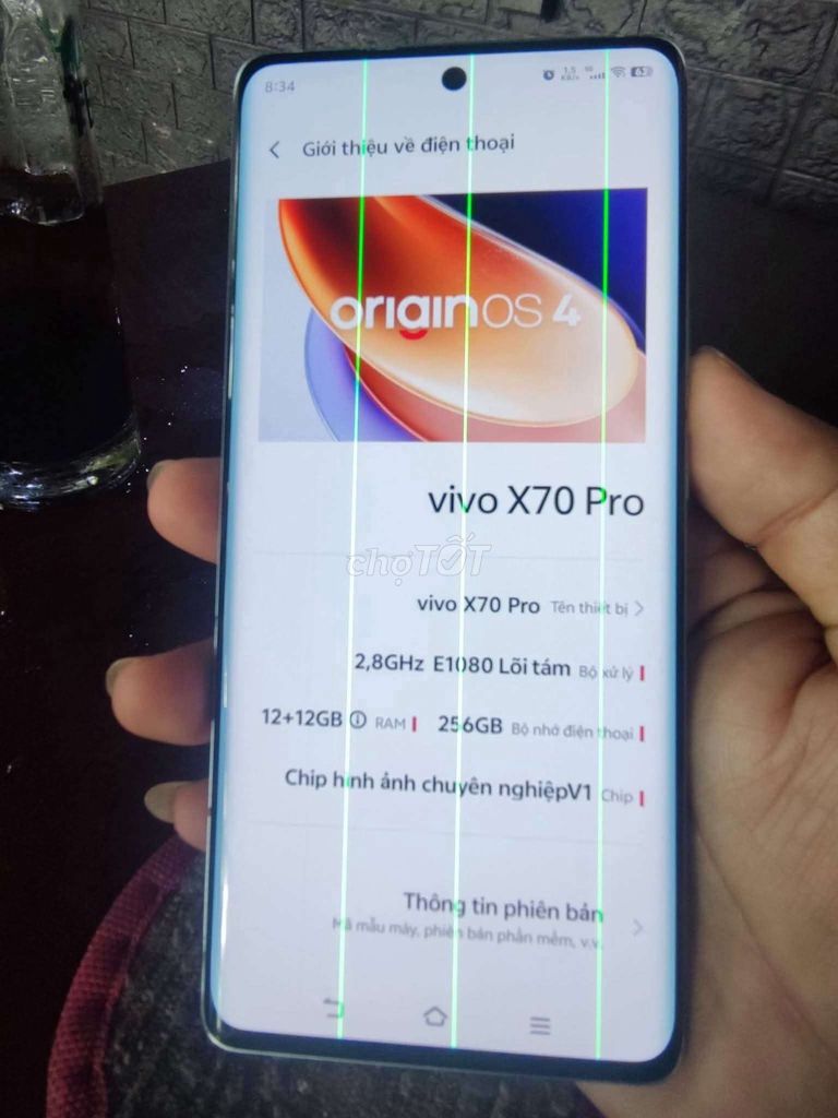 Vivo X70 Pro Xanh 12GB/256GB. Mua bán Điện thoại tại Thị xã Bến Cát Bình Dương được đăng bởi Trần Hồ Quốc Hào hình 1
