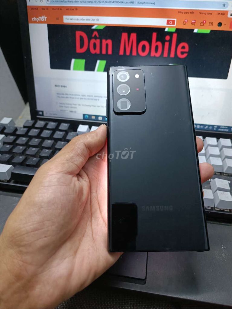 SAMSUNG NOTE 20 ULTRA 8GB.256GB 2 SIM FULL CN. Mua bán Điện thoại tại Quận Bình Thạnh Tp Hồ Chí Minh được đăng bởi Dân Mobile hình 1