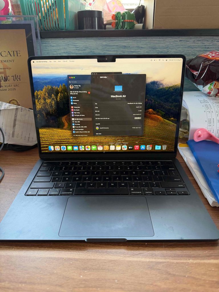 Apple MacBook Air M2 2022 8GB Xám. Mua bán Laptop tại Quận Gò Vấp Tp Hồ Chí Minh được đăng bởi Pham Tay  hình 1