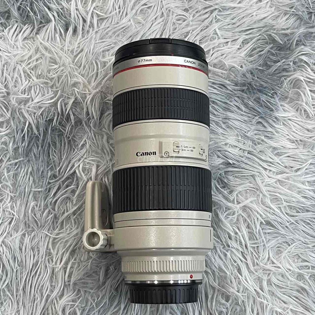 Ống kính Canon EF 70-200mm f/2.8L Trắng. Mua bán Máy ảnh, Máy quay tại Quận 5 Tp Hồ Chí Minh được đăng bởi Phan Thế Phong  hình 1