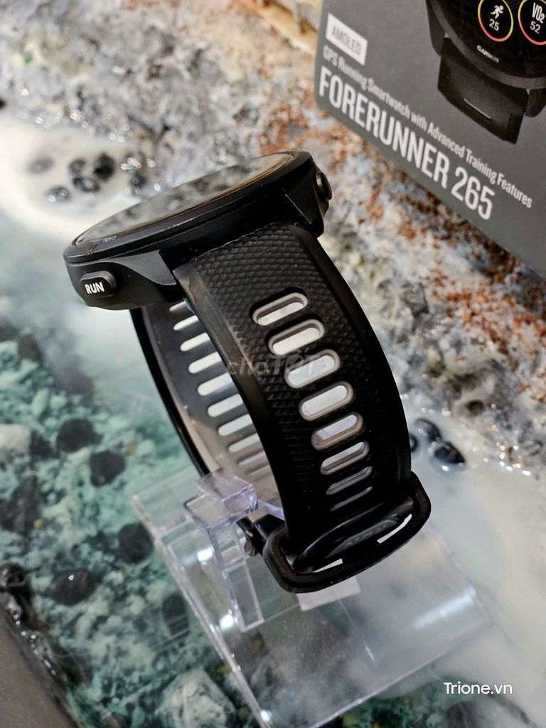 Garmin Forerunner 265 Đen - Bảo hành hãng 07/2027. Mua bán Thiết bị đeo thông minh tại Quận Bình Thạnh Tp Hồ Chí Minh được đăng bởi TRIONE VN hình 1