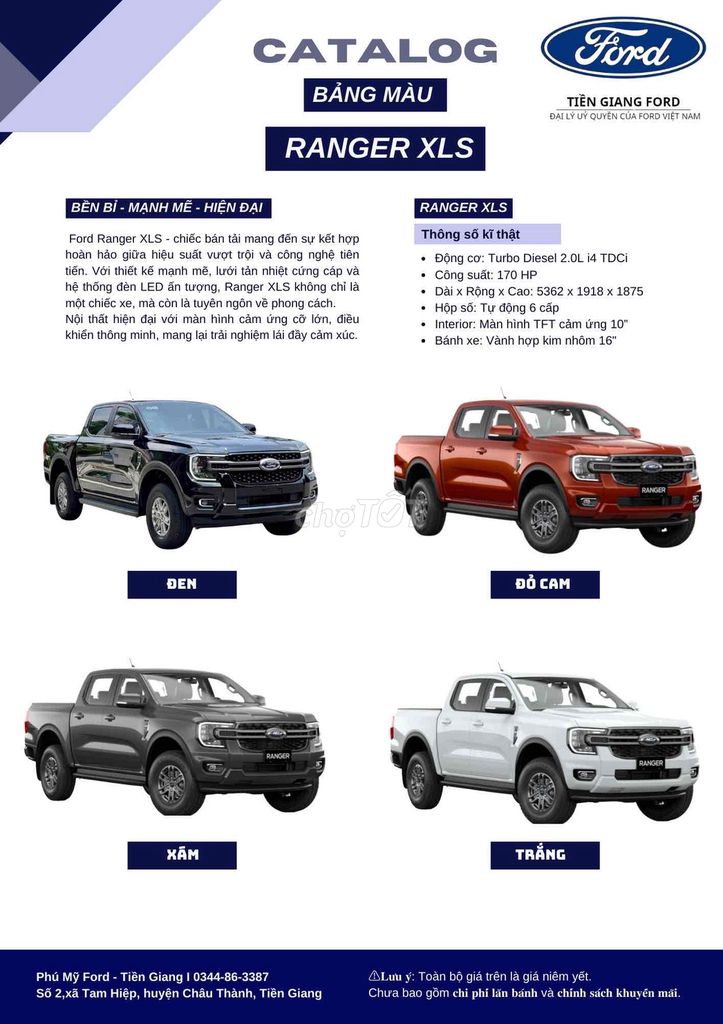 Ford Ranger 2025. Mua bán Ô tô tại Huyện Châu Thành Tiền Giang được đăng bởi Trần Thanh Minh Trí hình 5