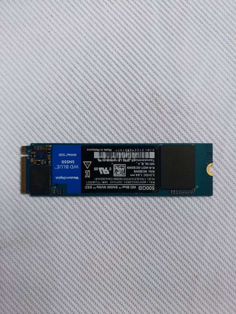 Ổ cứng SSD WD Blue SN550 NVMe 500GB Đã sử dụng. Mua bán Linh kiện (RAM, Card...) tại Thành phố Biên Hòa Đồng Nai được đăng bởi Hoang Hung hình 1