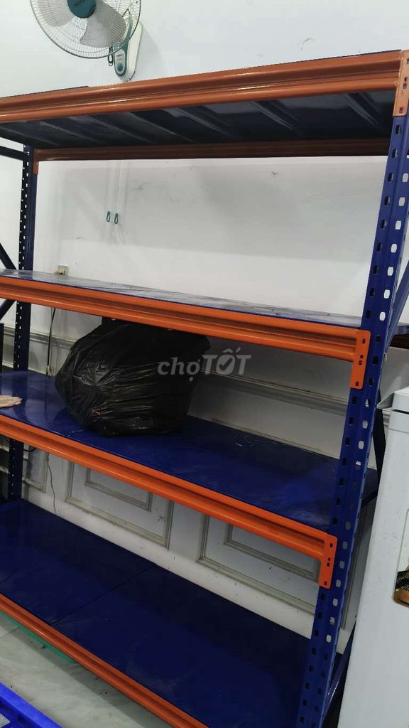 Kệ công nghiệp 2.2m x 2m x 60cm Xanh Cam. Mua bán Tủ, kệ gia đình tại Huyện Cần Giuộc Long An được đăng bởi Chi Chi hình 1