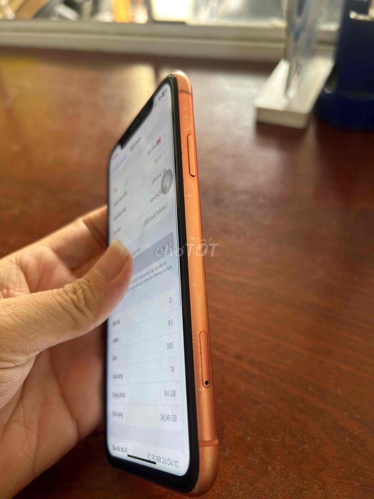 Apple iPhone XR 64GB Cam Đã sử dụng. Mua bán Điện thoại tại Huyện Bình Chánh Tp Hồ Chí Minh được đăng bởi Nguyễn văn kết hình 1