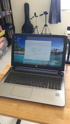 Laptop HP i3 thế hệ 6100u, ram 8gb, 256gb, dán keo