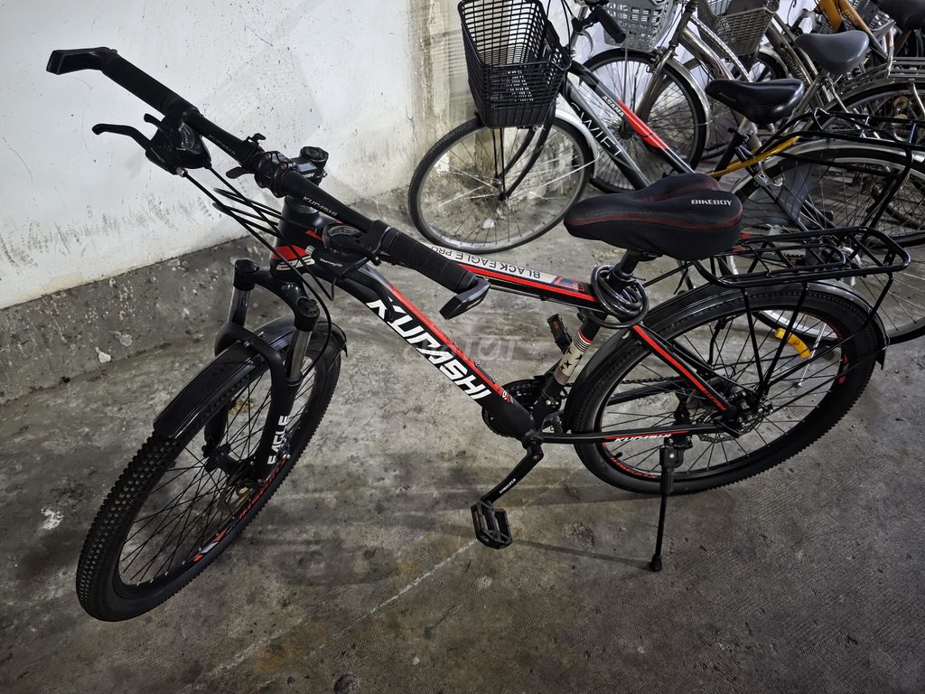 Xe đạp thể thao KURASHI EAGLE Đen đỏ 26 inch. Mua bán Xe đạp tại Quận 10 Tp Hồ Chí Minh được đăng bởi binh hình 2