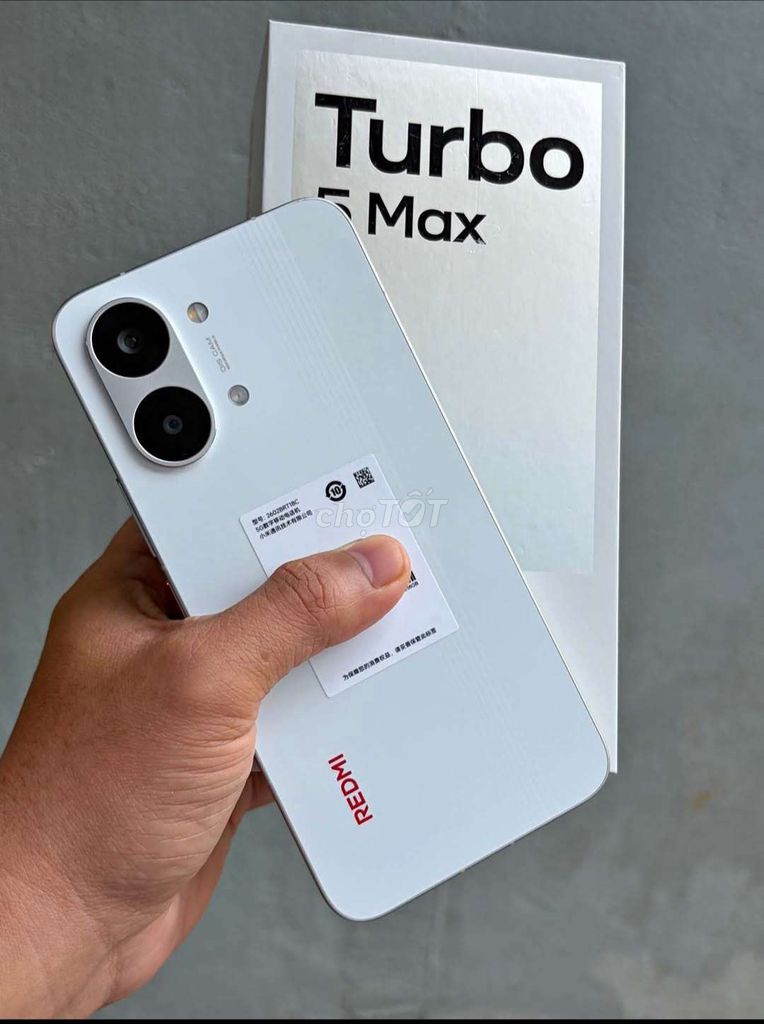 Xiaomi Redmi Turbo 5 Max 256GB Trắng. Mua bán Điện thoại tại Quận Cái Răng Cần Thơ được đăng bởi văn khá Mobell hình 1