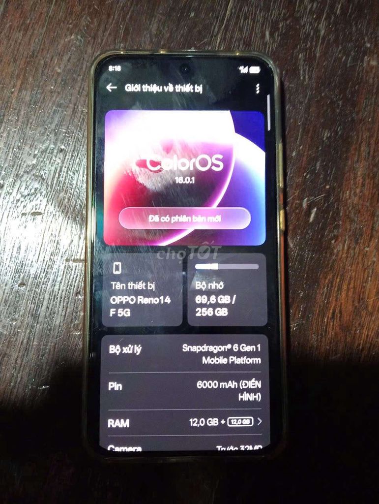 OPPO Reno14 F 5G 256GB Xanh. Mua bán Điện thoại tại Thành phố Vĩnh Long Vĩnh Long được đăng bởi Phố Huỳnh hình 1