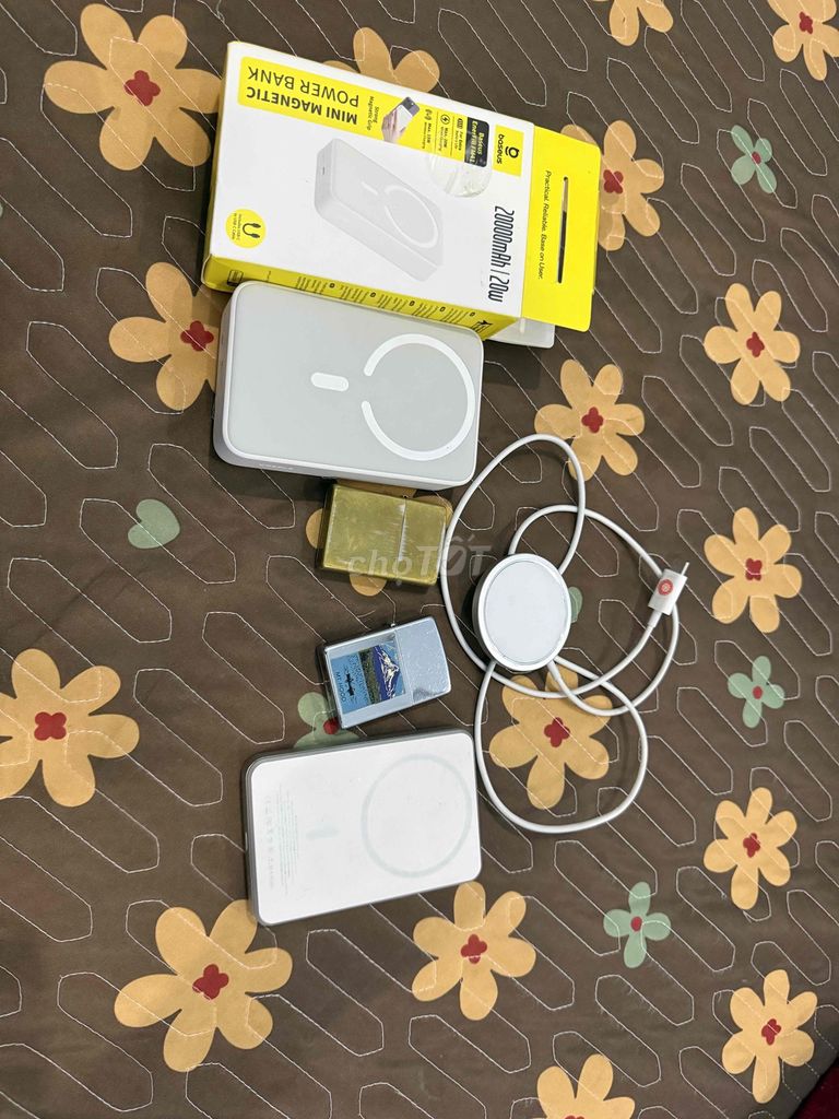 Baseus Sạc Dự Phòng Không Dây 20000mAh 20W Trắng. Mua bán Phụ kiện (Màn hình, Chuột...) tại Huyện Hòa Vang Đà Nẵng được đăng bởi Nguyễn Quang Sơn hình 1