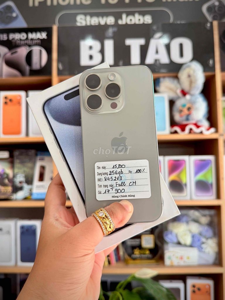 iPhone 15 Pro 256GB Titan Natural. Mua bán Điện thoại tại Thành phố Long Xuyên An Giang được đăng bởi Bi Táo Store hình 1