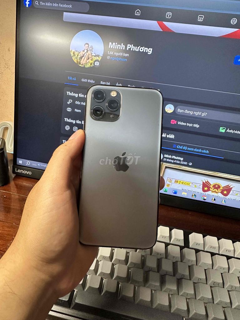 iPhone 11 Pro 256GB Xám. Mua bán Điện thoại tại Thị xã Đức Phổ Quảng Ngãi được đăng bởi Nguyễn Phương hình 1