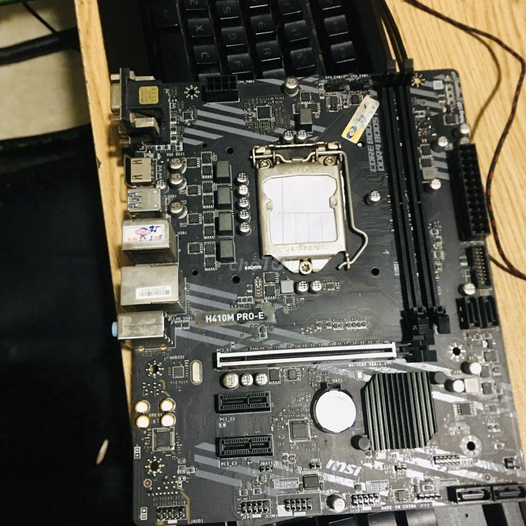 Mainboard MSI H410M PRO-E Đen. Mua bán Linh kiện (RAM, Card...) tại Quận Kiến An Hải Phòng được đăng bởi Nguyễn Thưởng hình 1