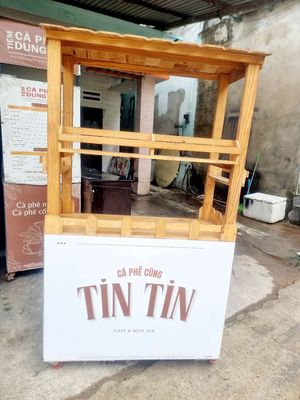 Tủ gỗ trà sữa. Mua bán Tủ, kệ gia đình tại Quận Cẩm Lệ Đà Nẵng được đăng bởi Ken