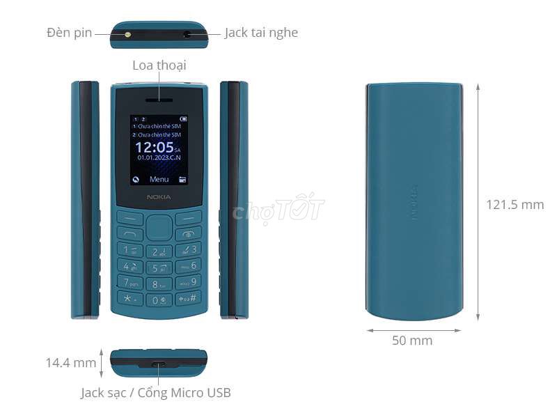 Nokia N105 Đen 2 SIM. Mua bán Điện thoại tại Quận Ba Đình Hà Nội được đăng bởi A Duy hình 1