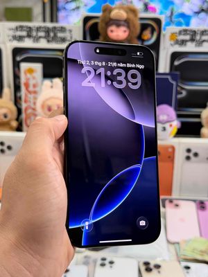 iPhone 16 ProMax 512GB Đen VN/a lắp sim dc Pin 89%