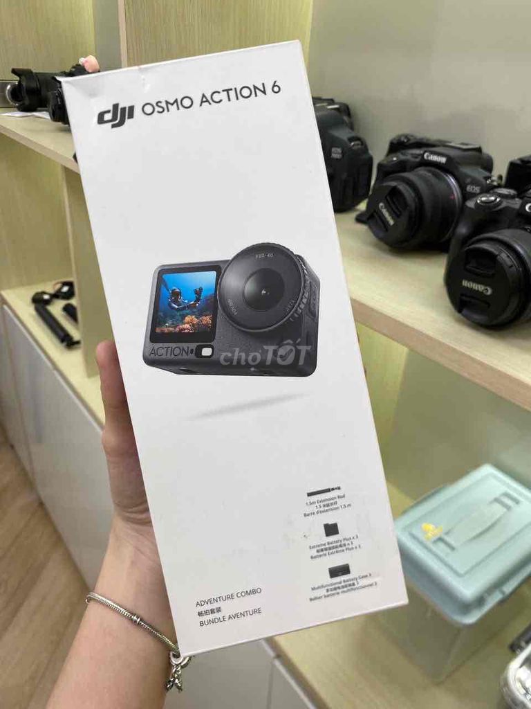 DJI Osmo Action 6 Adventure Combo 4K newseal. Mua bán Máy ảnh, Máy quay tại Quận 5 Tp Hồ Chí Minh được đăng bởi Phan Thế Phong  hình 1