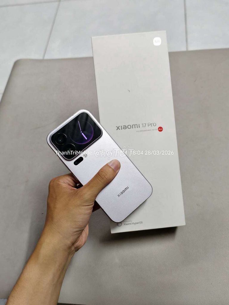Xiaomi 17 Pro Tím 12/256 fullbox đã up ROM. Mua bán Điện thoại tại Quận Gò Vấp Tp Hồ Chí Minh được đăng bởi Thanh Tri hình 1