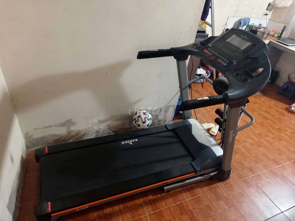 Máy chạy bộ Kanzen K166 Xám, Đen Như mới. Mua bán Đồ thể thao, Dã ngoại tại Quận Long Biên Hà Nội được đăng bởi Thái Việt hình 1