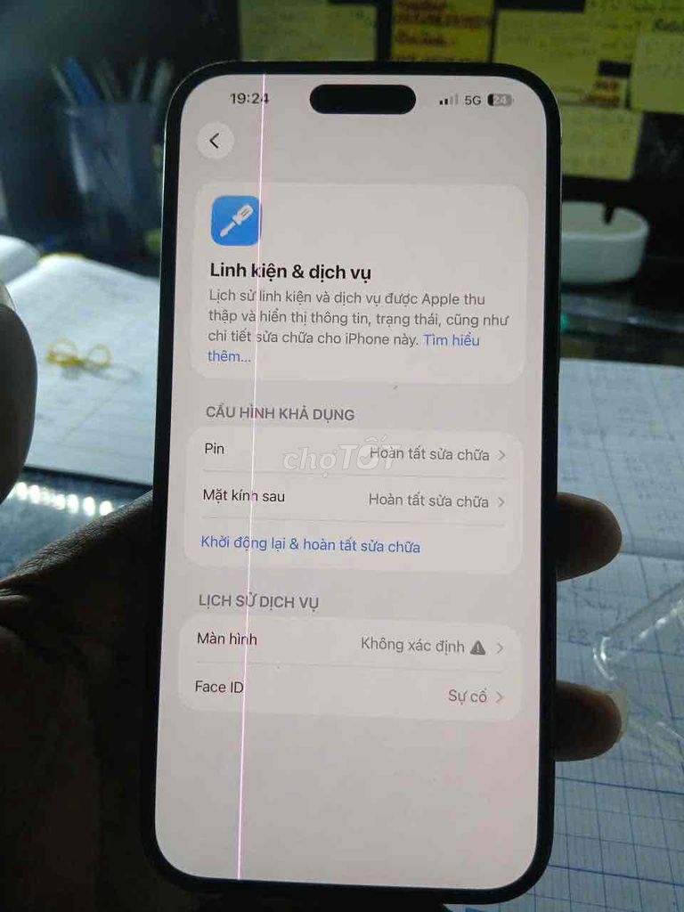 Apple iPhone 15 Plus 128GB Đen Màn sọc. Mua bán Điện thoại tại Thành phố Biên Hòa Đồng Nai được đăng bởi long hình 1