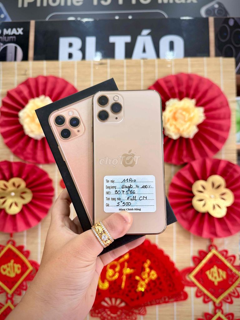 Apple iPhone 11 Pro 64GB Vàng. Mua bán Điện thoại tại Thành phố Long Xuyên An Giang được đăng bởi Bi Táo Store hình 1