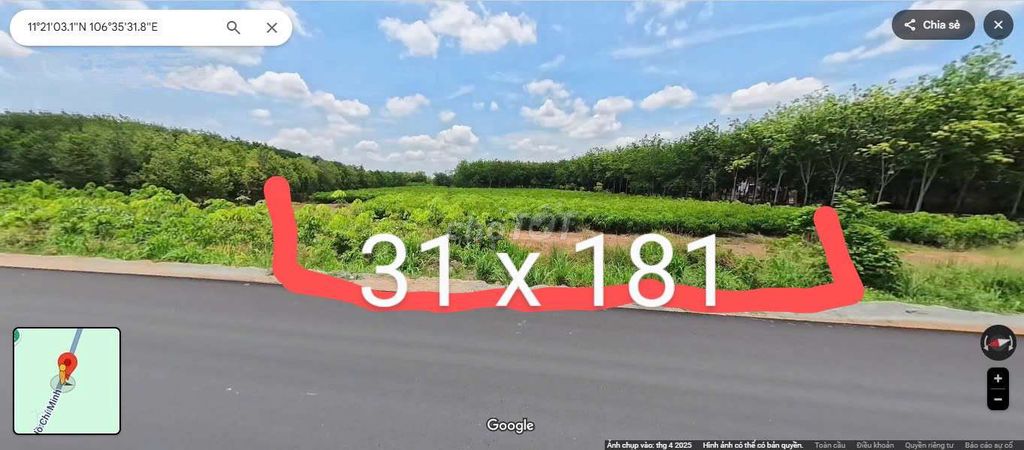 ĐẤT MẶT TIỀN 5026m2 CHO THUÊ DÀI HẠN ĐƯỜNG HỒ CHÍ MINH.. Cho thuê Đất tại Huyện Bàu Bàng Bình Dương được đăng bởi Lê Hải  hình 2