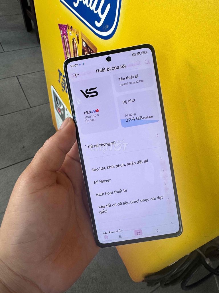 Redmi Note 12 Pro 128GB Trắng gl. Mua bán Điện thoại tại Quận Tân Phú Tp Hồ Chí Minh được đăng bởi nguyen son  hình 1