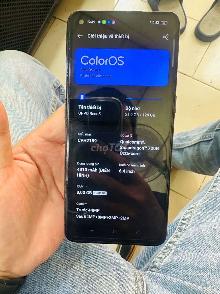 Oppo reno 5. Mua bán Điện thoại tại Quận Gò Vấp Tp Hồ Chí Minh được đăng bởi Vũ Nhôm ship cod hình 1