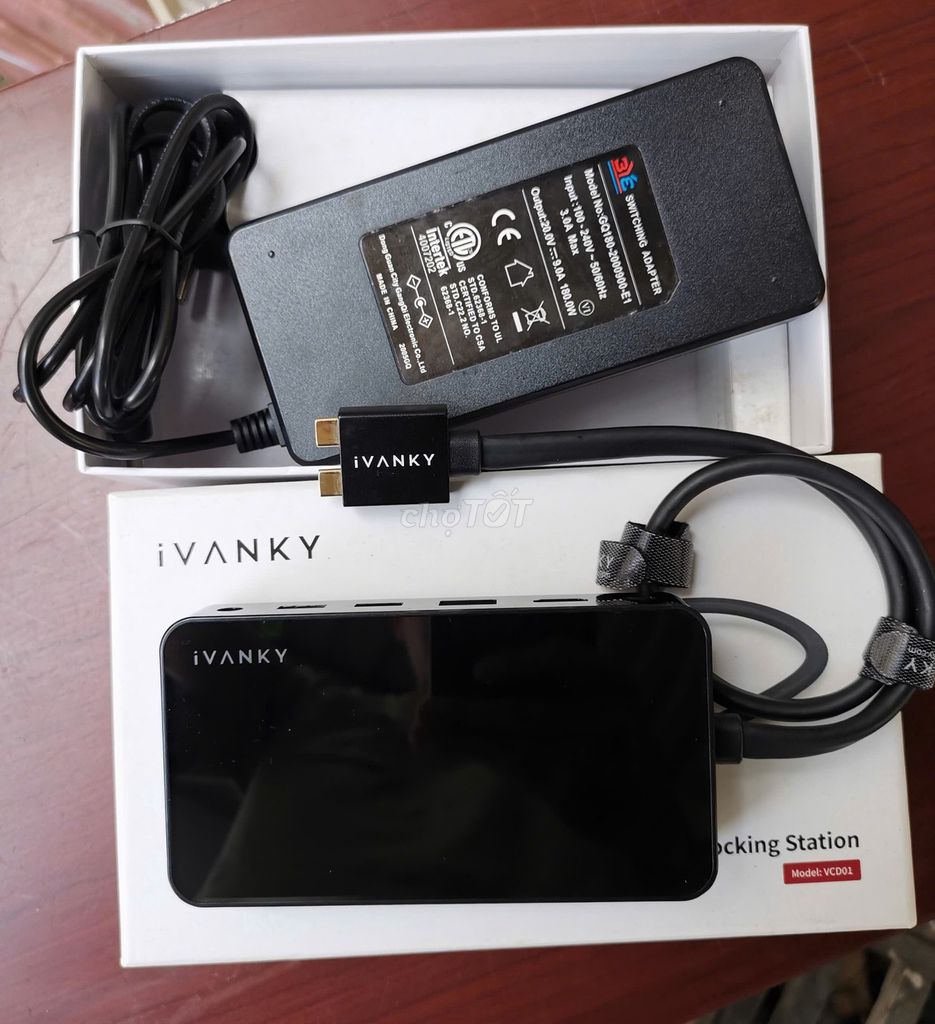 iVanky VCD01 Docking Station 180W 12 cổng Đen. Mua bán Phụ kiện (Màn hình, Chuột...) tại Quận Hai Bà Trưng Hà Nội được đăng bởi DUYKHANH5445 hình 1
