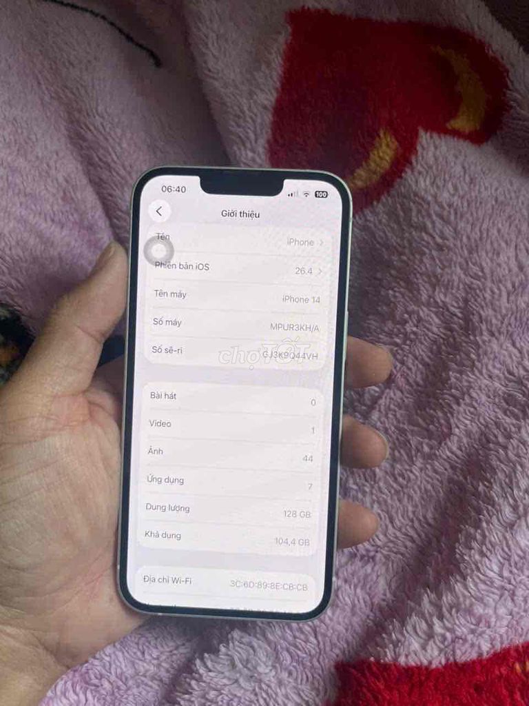 iPhone 14 128GB Trắng. Mua bán Điện thoại tại Quận Tân Phú Tp Hồ Chí Minh được đăng bởi Toàn hình 1