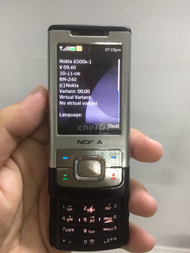 0564362126 - Nokia cổ zin 6500s