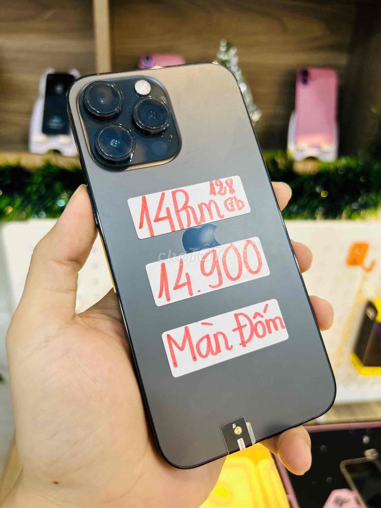 14prm 128gb full chức năng, màn Đốm xíu có góp