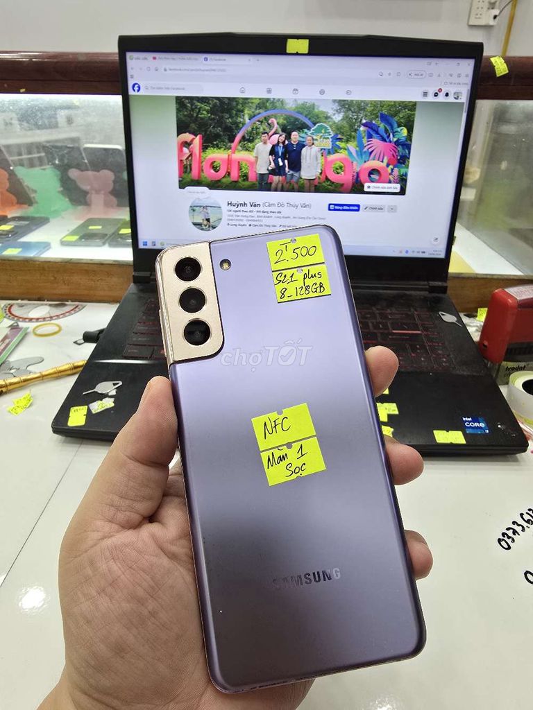 Samsung S21 Plus 128GB Tím. Mua bán Điện thoại tại Thành phố Long Xuyên An Giang được đăng bởi Facebook Cầm Đồ Thúy Vân hình 1