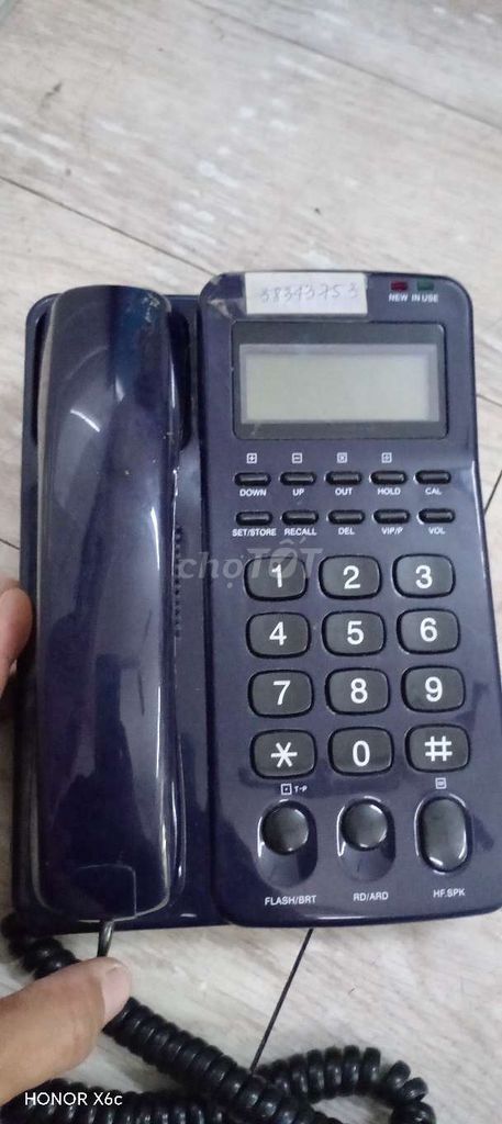 Điện thoại bàn KTel KTel303 Xanh đậm. Mua bán Đồ dùng văn phòng tại Quận 8 Tp Hồ Chí Minh được đăng bởi shop poony house hình 1