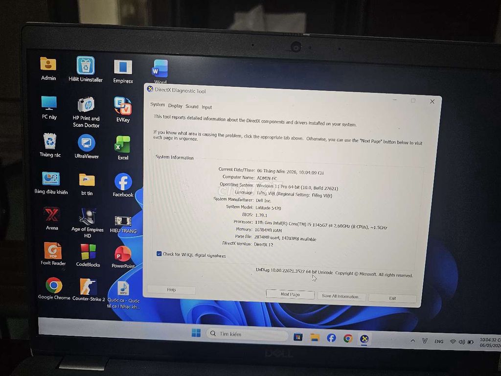 Dell Latitude 5420 i5 16GB/256GB SSD. Mua bán Laptop tại Huyện Thanh Oai Hà Nội được đăng bởi Trọng Hiếu hình 1