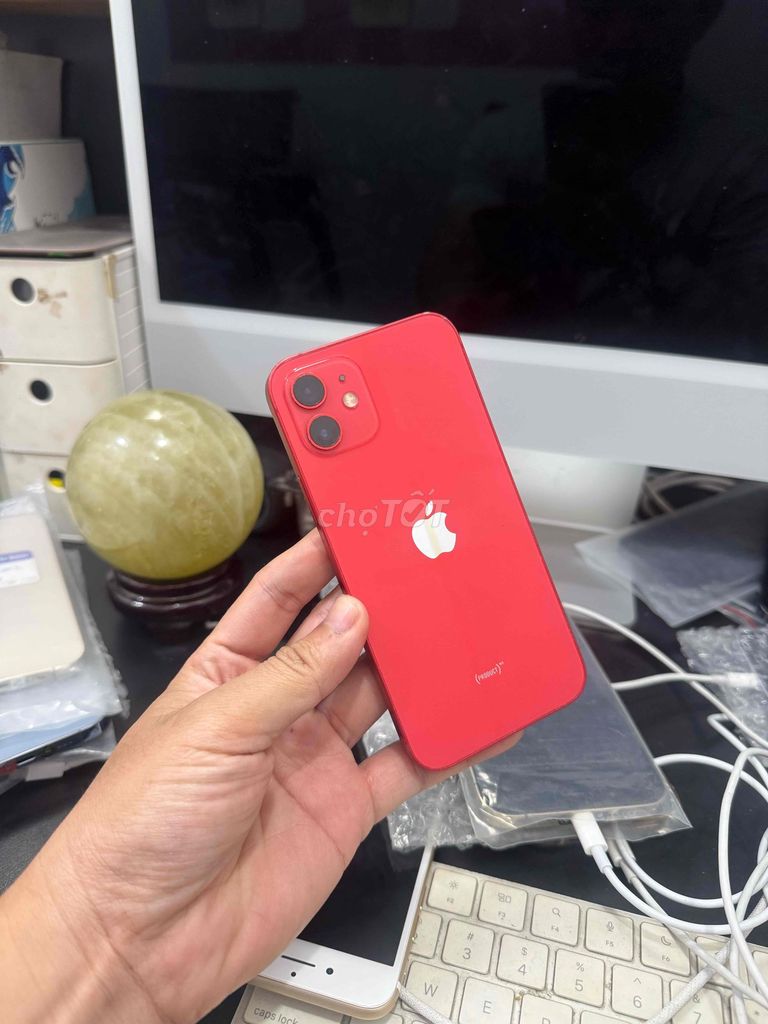 Apple iPhone 12 64GB Đỏ. Mua bán Điện thoại tại Quận Bình Thạnh Tp Hồ Chí Minh được đăng bởi Phát Tài Mobile  hình 1