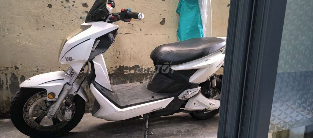 xe điện suzika v8 trắng. Mua bán Xe điện tại Quận 7 Tp Hồ Chí Minh được đăng bởi Anh Di hình 4