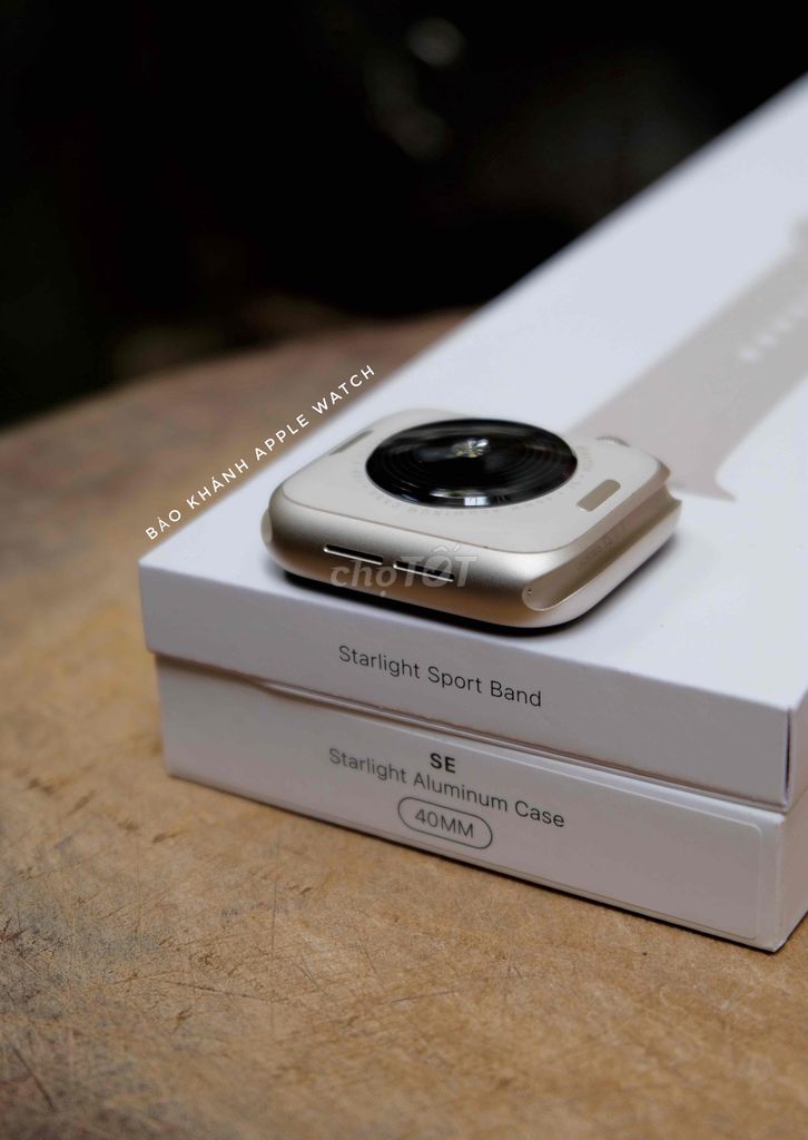 Apple Watch SE3 2023 new đủ size màu starlight
